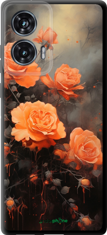TPU чехол Оранжевые розы для Motorola Edge 50 Fusion - 5944b-3748 изображение 