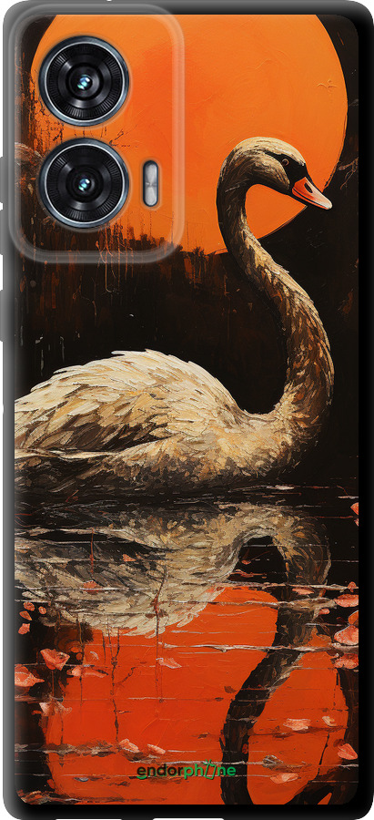 TPU чехол Лебедь для Motorola Edge 50 Fusion - 5964b-3748 изображение 