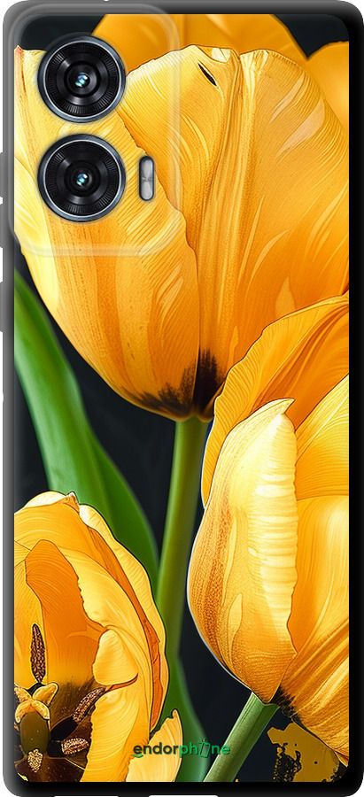 TPU чехол Жовті тюльпани для Motorola Edge 50 Fusion - 5991b-3748 изображение 