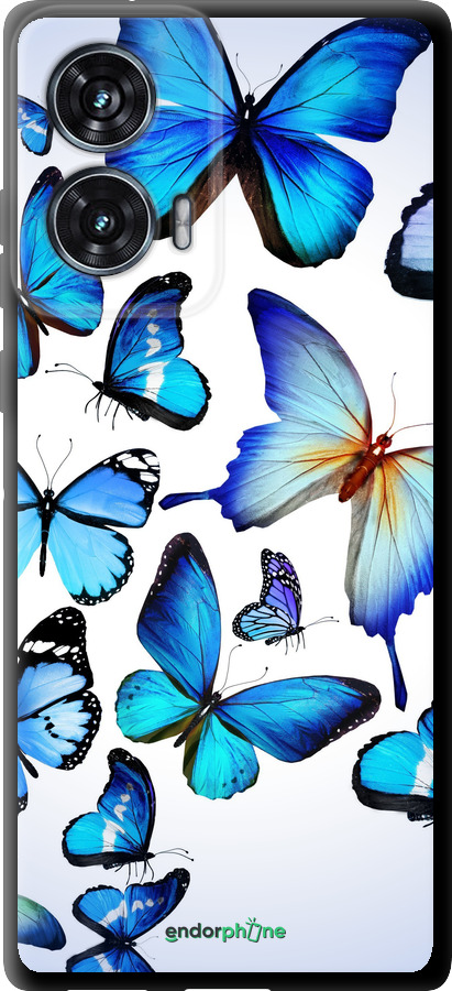 TPU чехол Бабочки для Motorola Edge 50 Fusion - 6023b-3748 изображение 