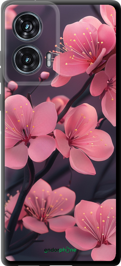 TPU чехол Пурпурная сакура для Motorola Edge 50 Fusion - 6075b-3748 изображение 