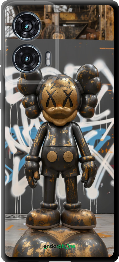 TPU чехол Bronze kaws v3 для Motorola Edge 50 Fusion - 6099b-3748 изображение 