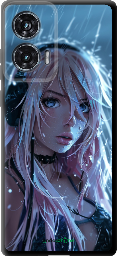 TPU чехол Неоновий дощ для Motorola Edge 50 Fusion - 6119b-3748 изображение 