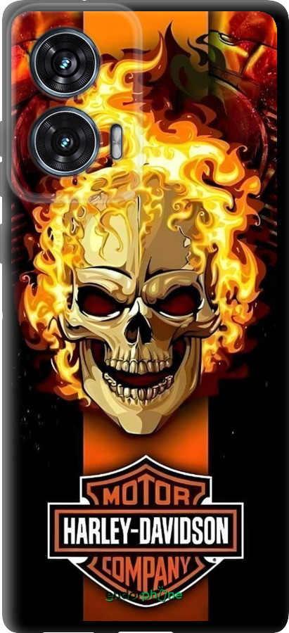 TPU чехол Харлей девидсон для Motorola Edge 50 Fusion - 6370b-3748 изображение 