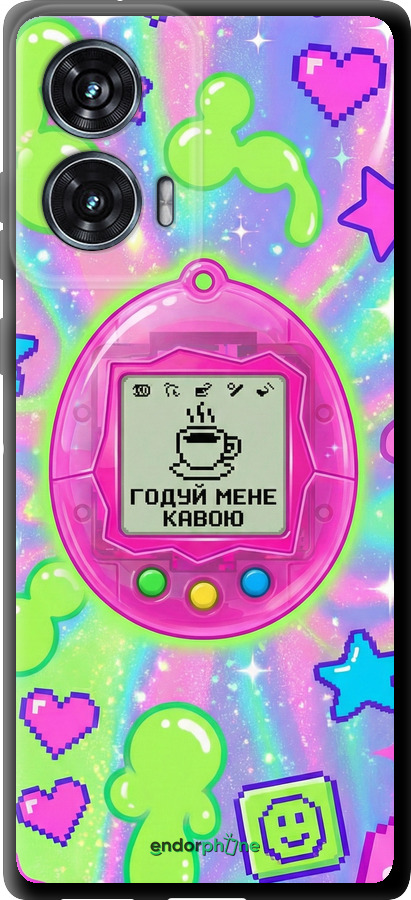 TPU чехол Y2K Aesthetic Retro Pet: Годуй мене кавою для Motorola Edge 50 Fusion - 6784b-3748 изображение 