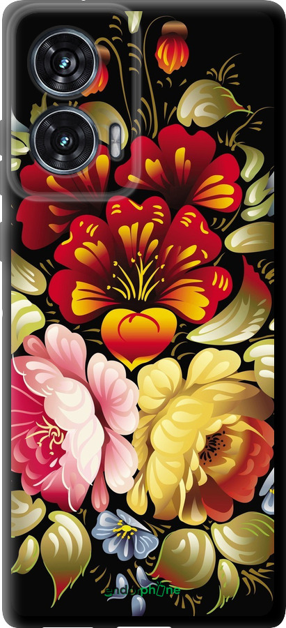 TPU чехол Хохлома 6 для Motorola Edge 50 Fusion - 829b-3748 изображение 