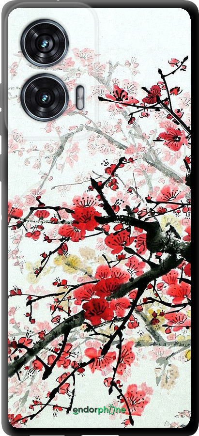 TPU чехол Квітучий кущ для Motorola Edge 50 Fusion - 831b-3748 изображение 