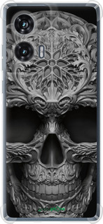 Силикон с усиленными углами чехол skull-ornament для Motorola Edge 50 Fusion - 4101sp-3748 изображение 