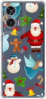 Силикон с усиленными углами чехол Новогодний 1 для Motorola Edge 50 Fusion - 4614sp-3748 изображение 