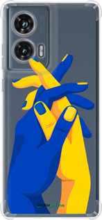 Силикон с усиленными углами чехол Stand With Ukraine для Motorola Edge 50 Fusion - 5255sp-3748 изображение 