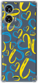 Силикон с усиленными углами чехол Сердца UA для Motorola Edge 50 Fusion - 5292sp-3748 изображение 
