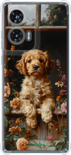 Силикон с усиленными углами чехол Щенок cocker spaniel для Motorola Edge 50 Fusion - 6136sp-3748 изображение 