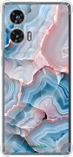 Силикон с усиленными углами чехол Мрамор для Motorola Edge 50 Fusion - 6306sp-3748 изображение 