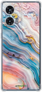 Силикон с усиленными углами чехол Мрамор красивый для Motorola Edge 50 Fusion - 6376sp-3748 изображение 