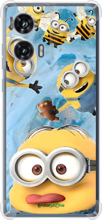 Силикон с усиленными углами чехол Миньоны для Motorola Edge 50 Fusion - 6386sp-3748 изображение 