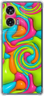 Силикон с усиленными углами чехол Y2K Jelly Dream для Motorola Edge 50 Fusion - 6780sp-3748 изображение 