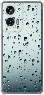 Силикон с усиленными углами чехол Стекло в каплях для Motorola Edge 50 Fusion - 848sp-3748 изображение 