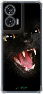 Силикон с усиленными углами чехол Чёрная кошка для Motorola Edge 50 Fusion - 932sp-3748 изображение 