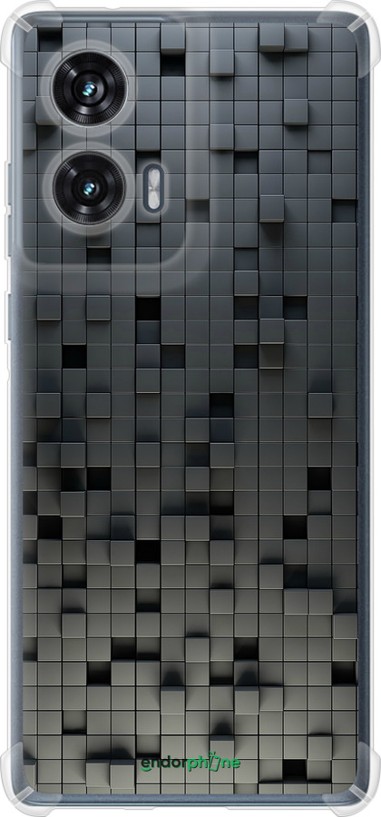 Силикон с усиленными углами чехол Кубики для Motorola Edge 50 Fusion - 1061sp-3748 изображение 