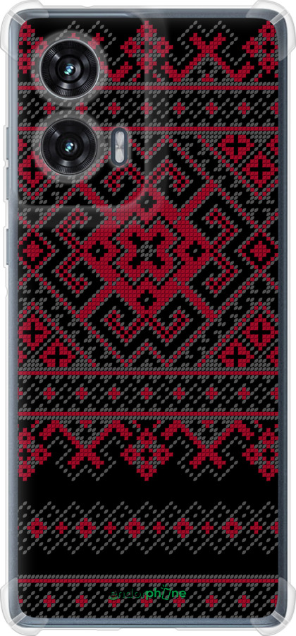 Силикон с усиленными углами чехол Вышиванка 52 для Motorola Edge 50 Fusion - 1763sp-3748 изображение 