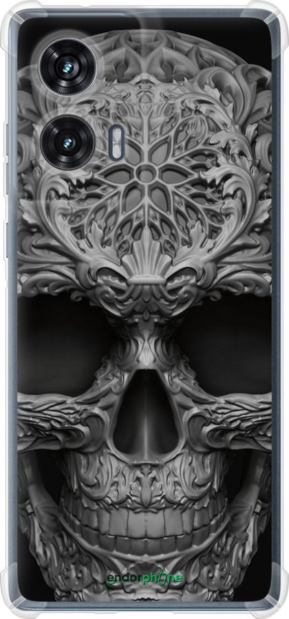Силикон с усиленными углами чехол skull-ornament для Motorola Edge 50 Fusion - 4101sp-3748 изображение 