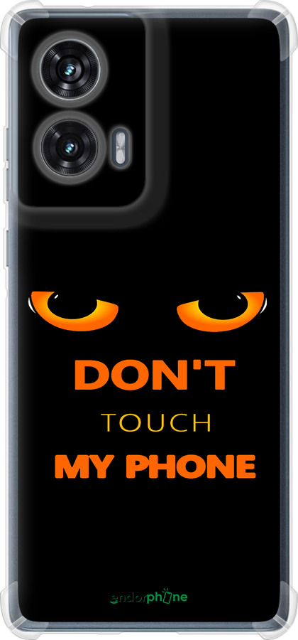 Силикон с усиленными углами чехол Don't touch the phone для Motorola Edge 50 Fusion - 4261sp-3748 изображение 