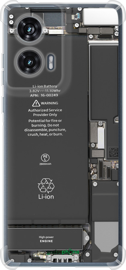 Силикон с усиленными углами чехол Детали смартфона для Motorola Edge 50 Fusion - 5487sp-3748 изображение 