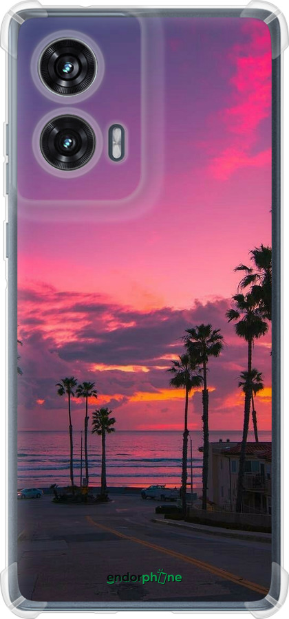 Силикон с усиленными углами чехол Пальмы для Motorola Edge 50 Fusion - 5873sp-3748 изображение 