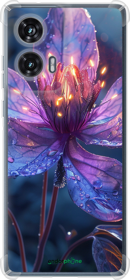 Силикон с усиленными углами чехол Магический цветок для Motorola Edge 50 Fusion - 6038sp-3748 изображение 