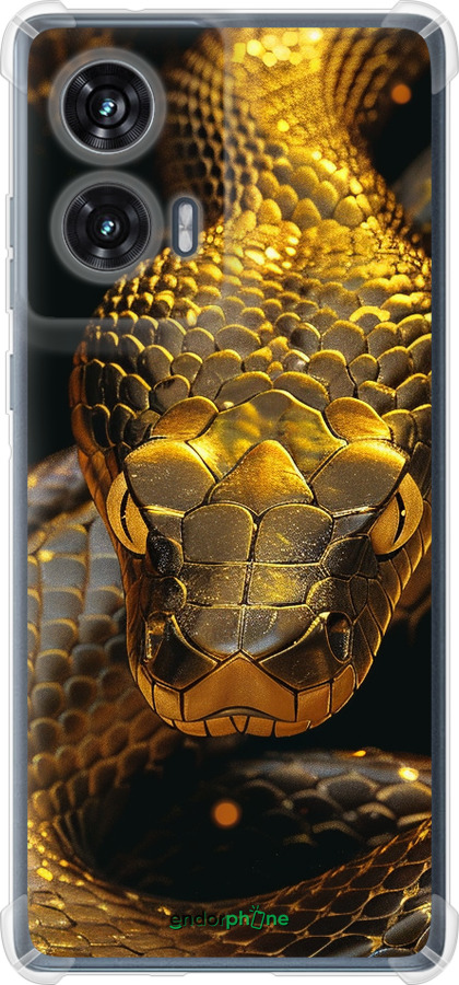 Силикон с усиленными углами чехол Golden snake для Motorola Edge 50 Fusion - 6072sp-3748 изображение 