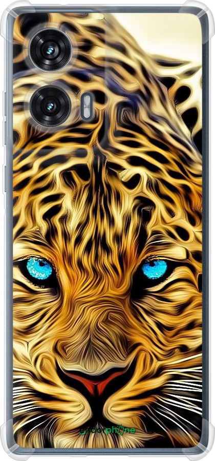 Силикон с усиленными углами чехол Леопард для Motorola Edge 50 Fusion - 6611sp-3748 изображение 