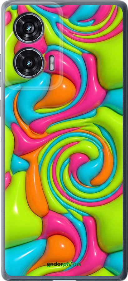 Силиконовый чехол Y2K Jelly Dream для Motorola Edge 50 Fusion - 6780u-3748 изображение 