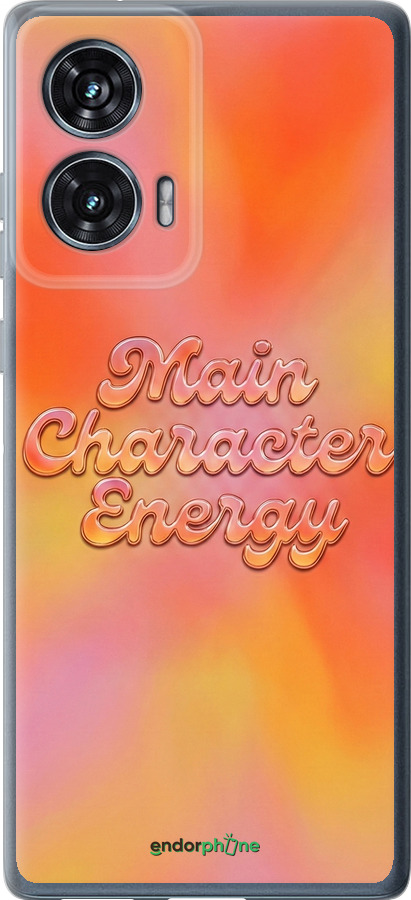 Силиконовый чехол Aura Gradient Main Character Energy Aesthetic Y2K для Motorola Edge 50 Fusion - 6783u-3748 изображение 