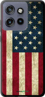 TPU чехол Флаг США для Motorola Edge 50 Neo 5G - 395b-3794 изображение 