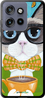 TPU чехол Cat&Coffee для Motorola Edge 50 Neo 5G - 4053b-3794 изображение 