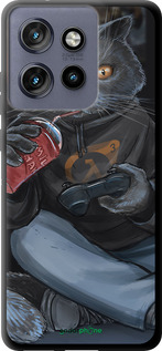 TPU чехол gamer cat для Motorola Edge 50 Neo 5G - 4140b-3794 изображение 