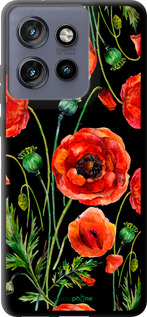 TPU чехол Намальовані маки для Motorola Edge 50 Neo 5G - 4278b-3794 изображение 