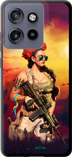TPU чехол Українка зі зброєю  для Motorola Edge 50 Neo 5G - 5316b-3794 изображение 