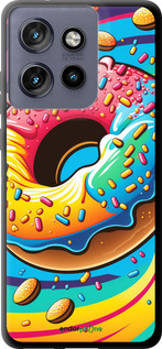TPU чехол Пончик радуга для Motorola Edge 50 Neo 5G - 5584b-3794 изображение 