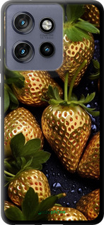 TPU чехол Золотая клубника для Motorola Edge 50 Neo 5G - 5637b-3794 изображение 