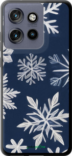 TPU чехол Снежинки для Motorola Edge 50 Neo 5G - 5821b-3794 изображение 