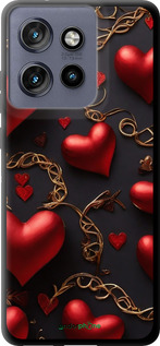 TPU чехол Сердечки для Motorola Edge 50 Neo 5G - 5831b-3794 изображение 