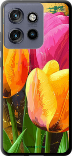 TPU чехол Намальовані тюльпани для Motorola Edge 50 Neo 5G - 5990b-3794 изображение 