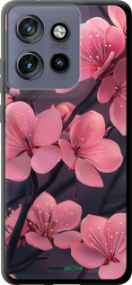 TPU чехол Пурпурова сакура для Motorola Edge 50 Neo 5G - 6075b-3794 изображение 