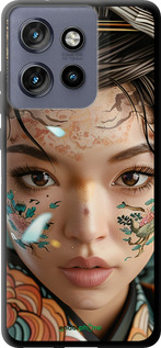 TPU чехол Взгляд души самурая для Motorola Edge 50 Neo 5G - 6076b-3794 изображение 