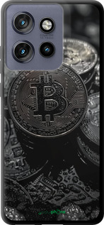 TPU чехол Black Bitcoin для Motorola Edge 50 Neo 5G - 6090b-3794 изображение 