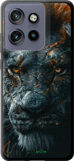TPU чехол Пламенный лев для Motorola Edge 50 Neo 5G - 6153b-3794 изображение 