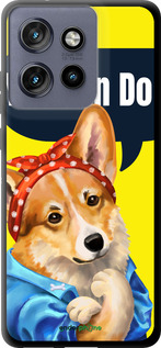 TPU чехол чехол с корги You Can Do It для Motorola Edge 50 Neo 5G - 6184b-3794 изображение 