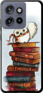 TPU чехол Сова и книги для Motorola Edge 50 Neo 5G - 6436b-3794 изображение 