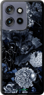 TPU чехол Абстрактный цветочный рисунок в синих тонах для Motorola Edge 50 Neo 5G - 6539b-3794 изображение 